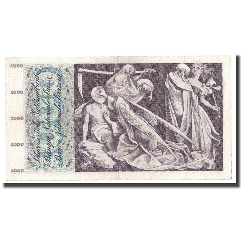 Banknote, Switzerland, 1000 Franken, 1972, 1972-01-24, KM:52b, EF(40-45)