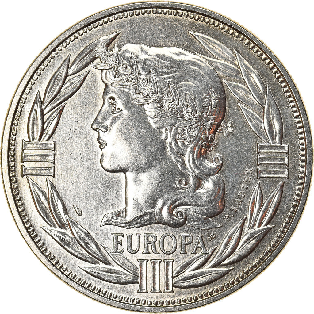 France, Medal, Ecu Europa, Marianne, Politics, Society, War, 1985, Rodier