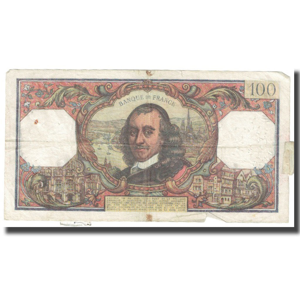 Frankrijk, 100 Francs, Corneille, 1971, 1971-10-07, TB, Fayette:65.34, KM:149d