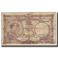 Banknote, Belgium, 20 Francs, 1945, 1945-03-14, KM:94, VF(20-25)