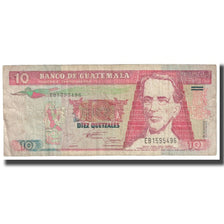 Biljet, Guatemala, 10 Quetzales, 1994, 1994-6-29, KM:61c, TB