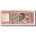 Banknote, Madagascar, 25,000 Francs = 5000 Ariary, KM:82, VF(20-25)