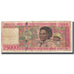 Banknot, Madagascar, 25,000 Francs = 5000 Ariary, KM:82, VF(20-25)