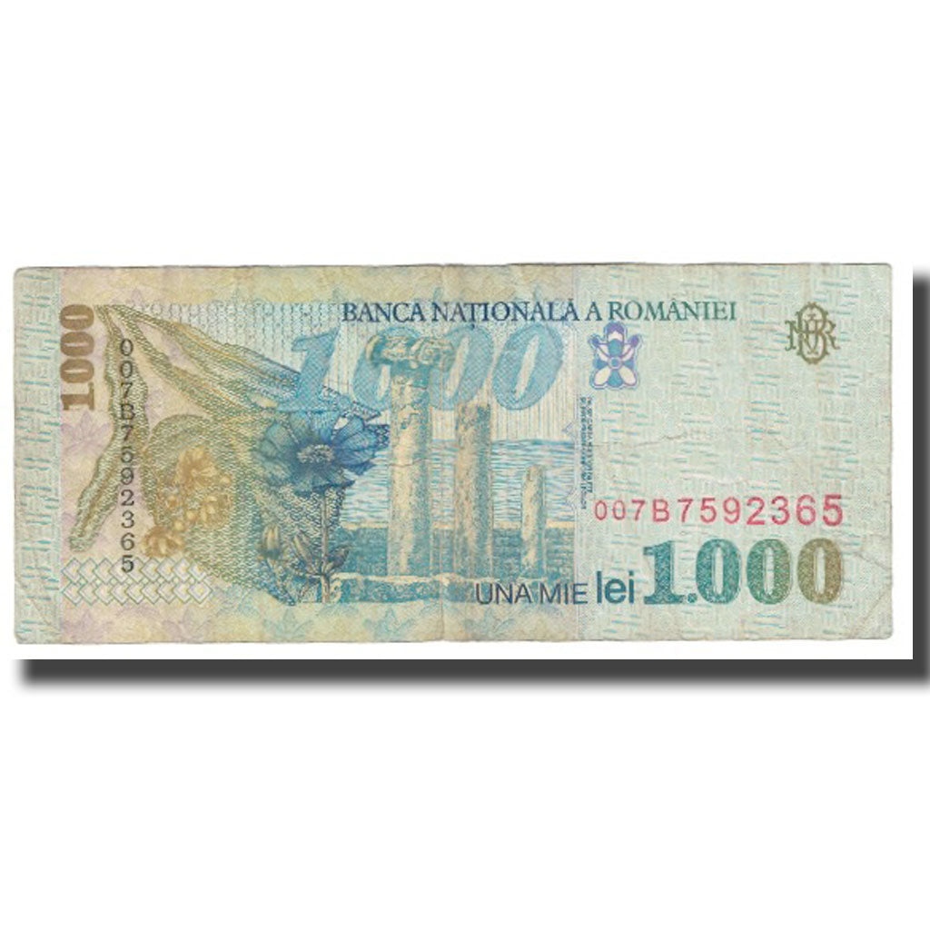 Banknote, Romania, 1000 Lei, 1998, KM:106, VF(20-25)