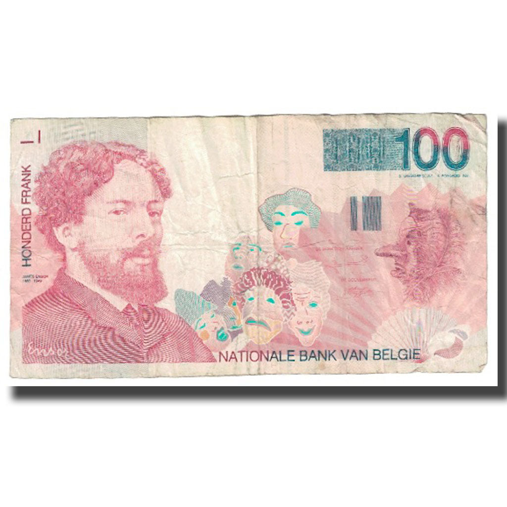 Banconote, Belgio, 100 Francs, KM:147, MB