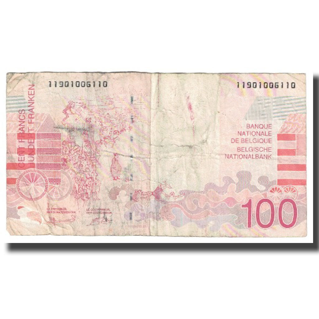 Banconote, Belgio, 100 Francs, KM:147, MB