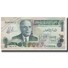 Banknote, Tunisia, 1/2 Dinar, 1973, 1973-10-15, KM:69a, VF(20-25)