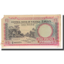 Geldschein, Nigeria, 1 Pound, KM:4a, SGE