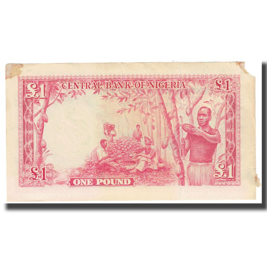 Geldschein, Nigeria, 1 Pound, KM:4a, SGE