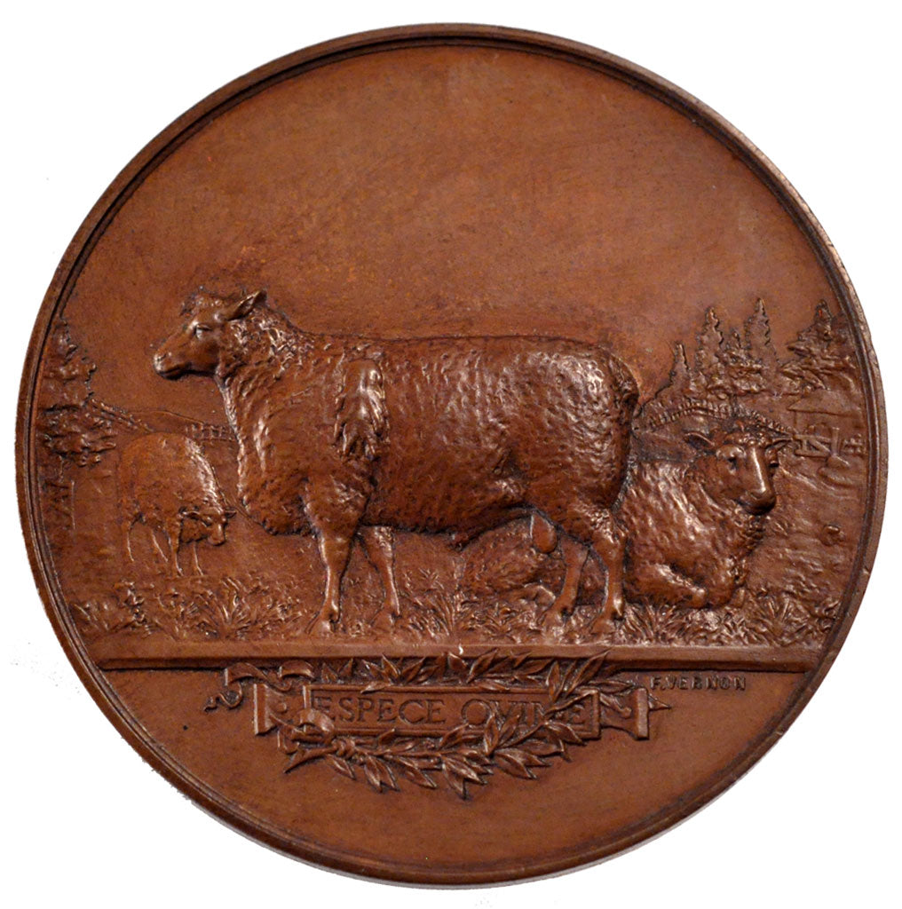 FRANCE, Business & industry, French Third Republic, Medal, 1899, AU(55-58),...
