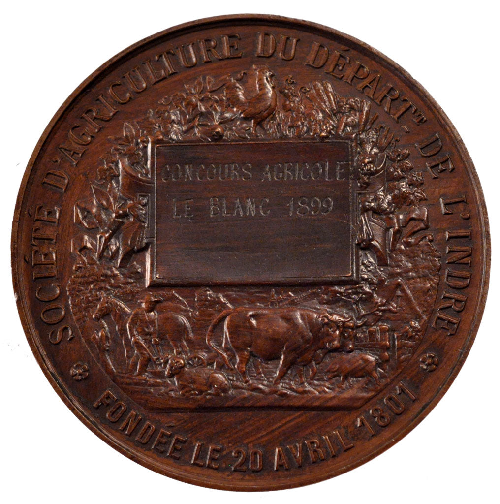 FRANCE, Business & industry, French Third Republic, Medal, 1899, AU(55-58),...