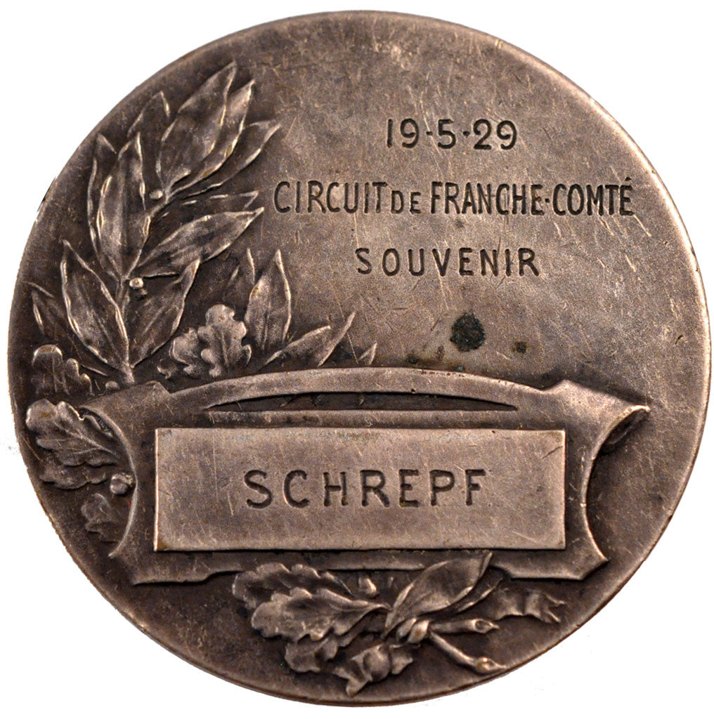 France, Medal, French Third Republic, Sports & leisure, 1929, Demey, TTB+
