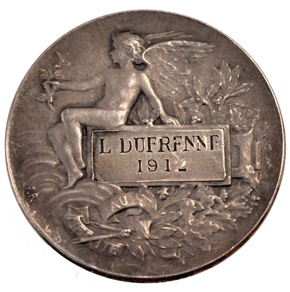 FRANCE, Politics, Society, War, French Third Republic, Medal, 1912, AU(50-53),..