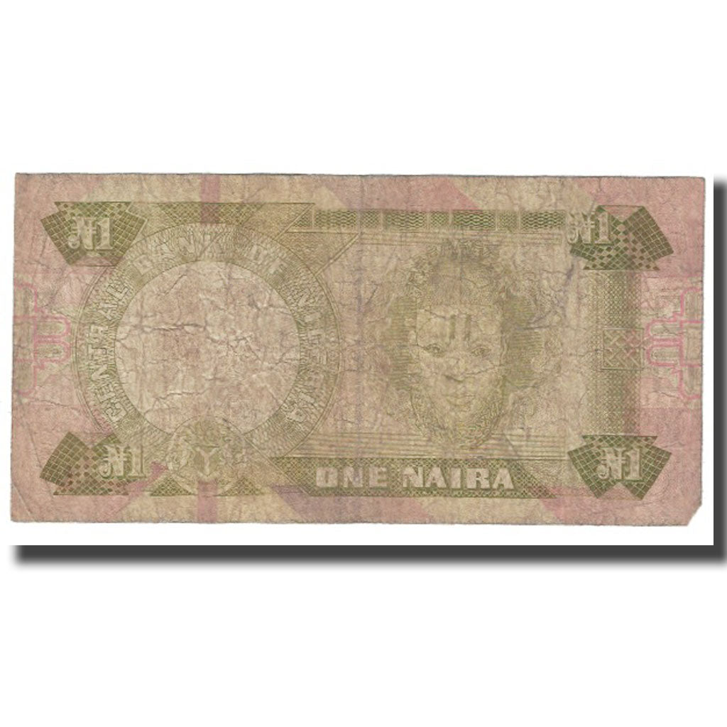 Banknote, Nigeria, 1 Naira, KM:23a, VF(20-25)