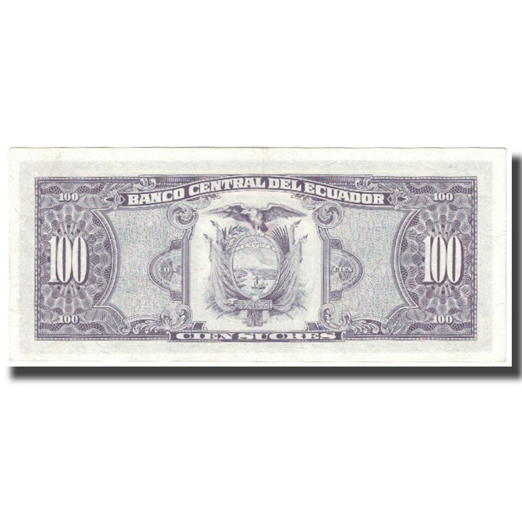 Banconote, Ecuador, 100 Sucres, 1994, 1994-02-21, KM:123, FDS