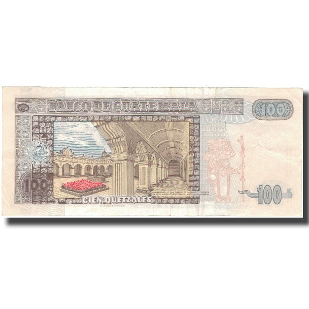 Banknote, Guatemala, 100 Quetzales, 2007-01-24, KM:114b, EF(40-45)