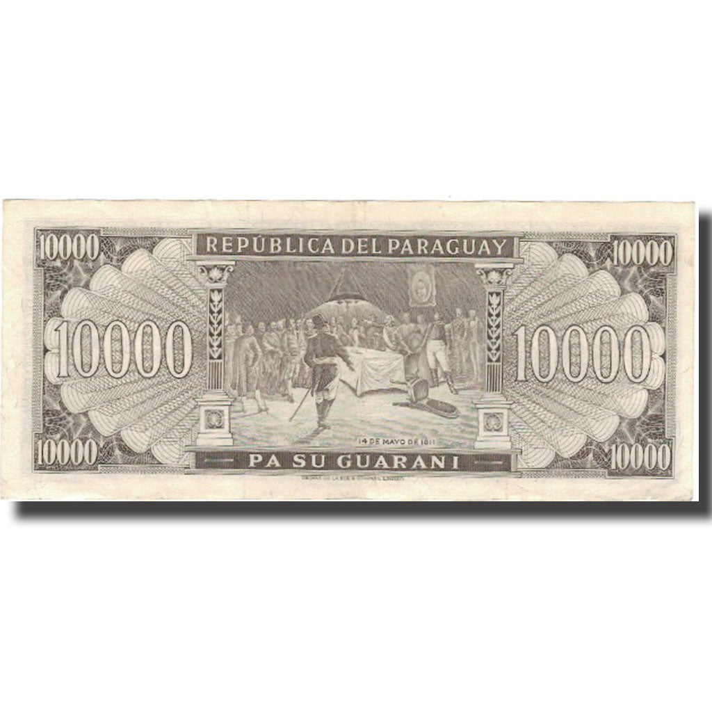 Billete, 10,000 Guaraníes, Paraguay, KM:209, BC