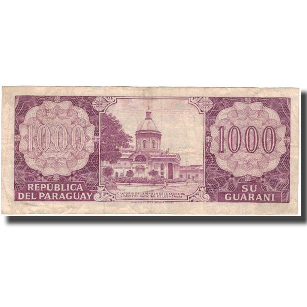 Banconote, Paraguay, 1000 Guaranies, KM:207, MB