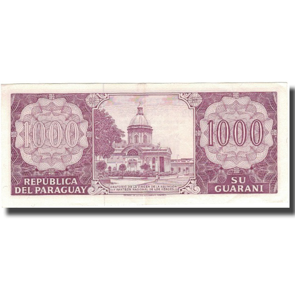 Billete, 1000 Guaranies, Paraguay, KM:207, MBC