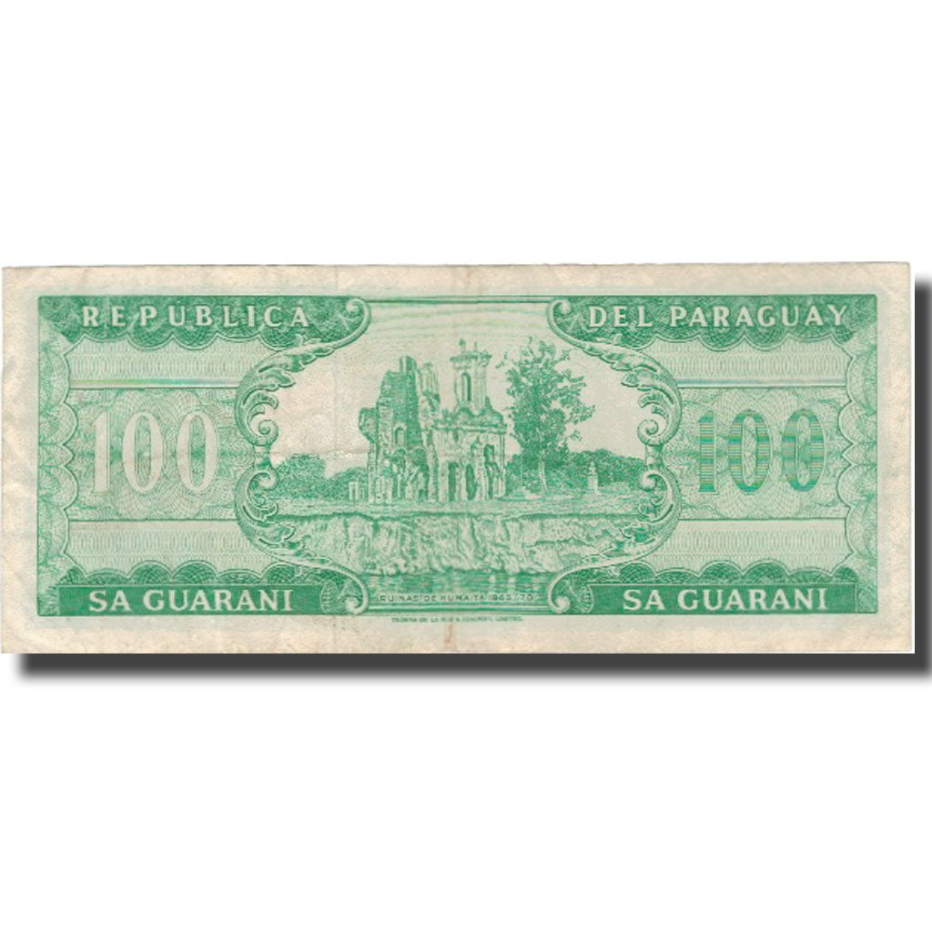 Banknote, Paraguay, 100 Guaranies, KM:205, VF(20-25)