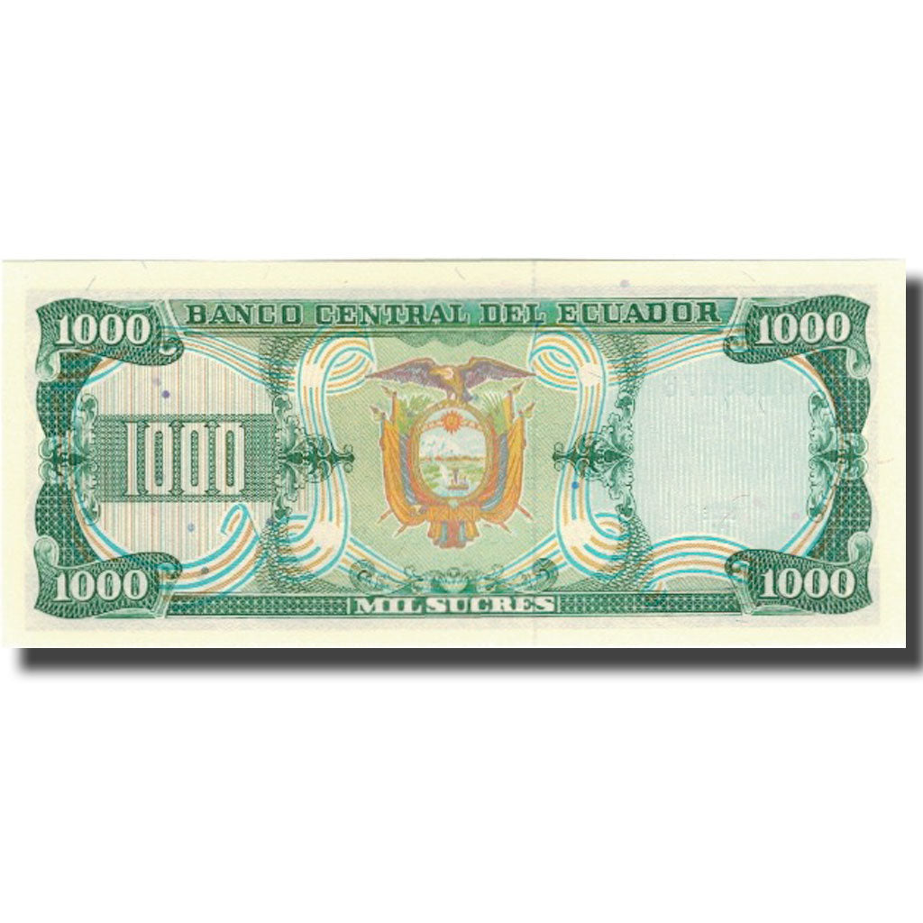 Banknote, Ecuador, 1000 Sucres, 1988, 1988/06/8, KM:125b, UNC(65-70)