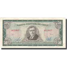 Billete, 50 Escudos, Chile, KM:140s, MBC