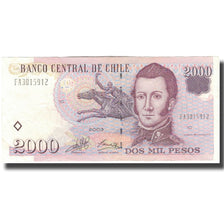 Geldschein, Chile, 2000 Pesos, 2003, KM:158a, SS