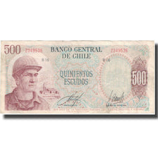 Billet, Chile, 500 Escudos, KM:145, TB