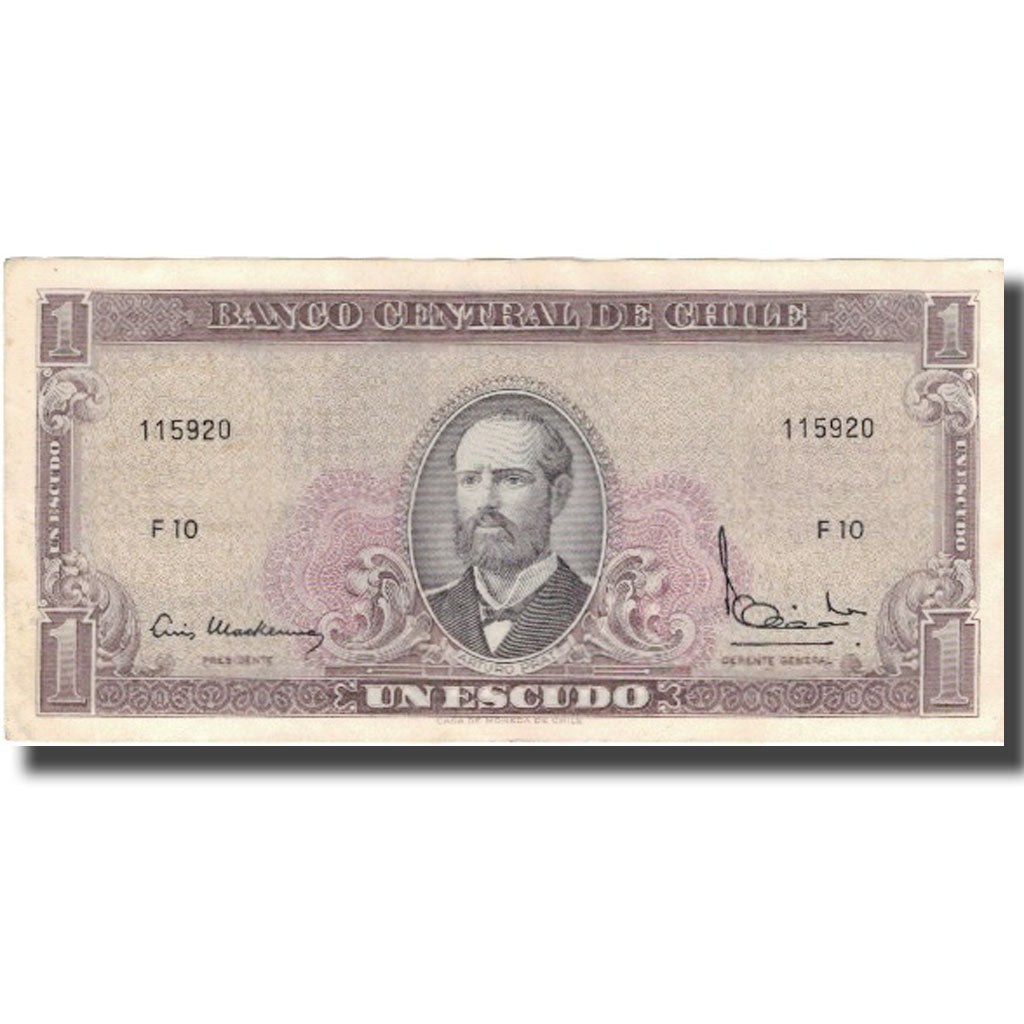 Geldschein, Chile, 1 Escudo, KM:135d, VZ
