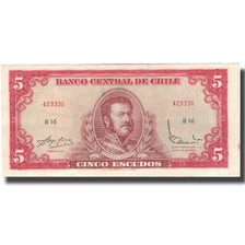 Geldschein, Chile, 5 Escudos, KM:138, VZ