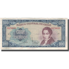 Banconote, Cile, 100 Escudos, 1964, KM:141a, MB