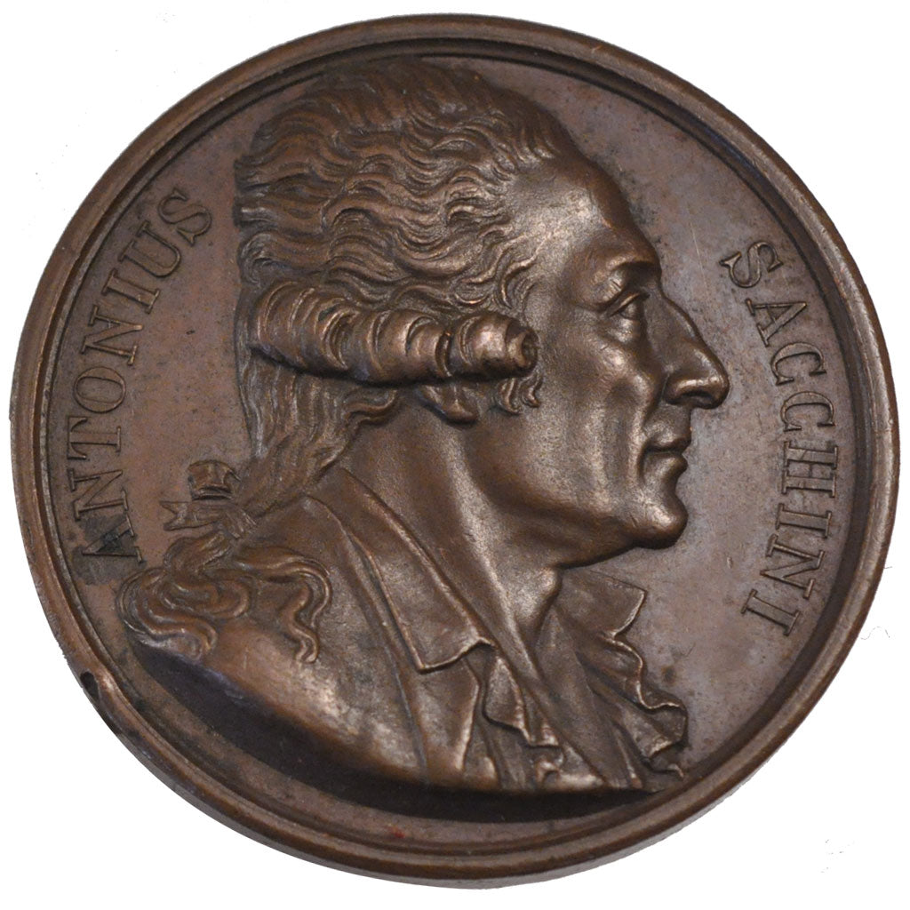 FRANCE, Arts & Culture, Louis XVIII, Medal, 1823, AU(50-53), Bronze, 41, 40.60