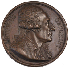 FRANCE, Arts & Culture, Louis XVIII, Medal, 1823, AU(50-53), Bronze, 41, 40.60