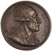 FRANCE, Arts & Culture, Louis XVIII, Medal, 1823, AU(50-53), Bronze, 41, 40.60
