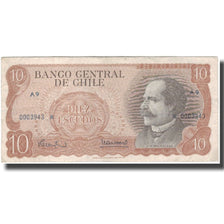 Biljet, Chili, 10 Escudos, KM:143, TTB