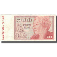 Banconote, Cile, 5000 Pesos, 1989, KM:155e, SPL-