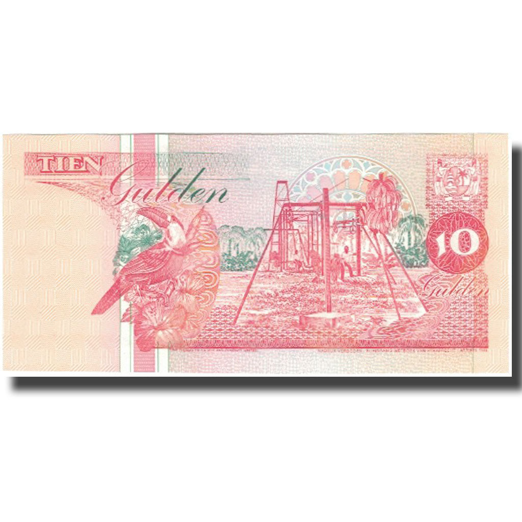 Banknote, Surinam, 10 Gulden, 1998, 1998-02-10, KM:137a, UNC(65-70)