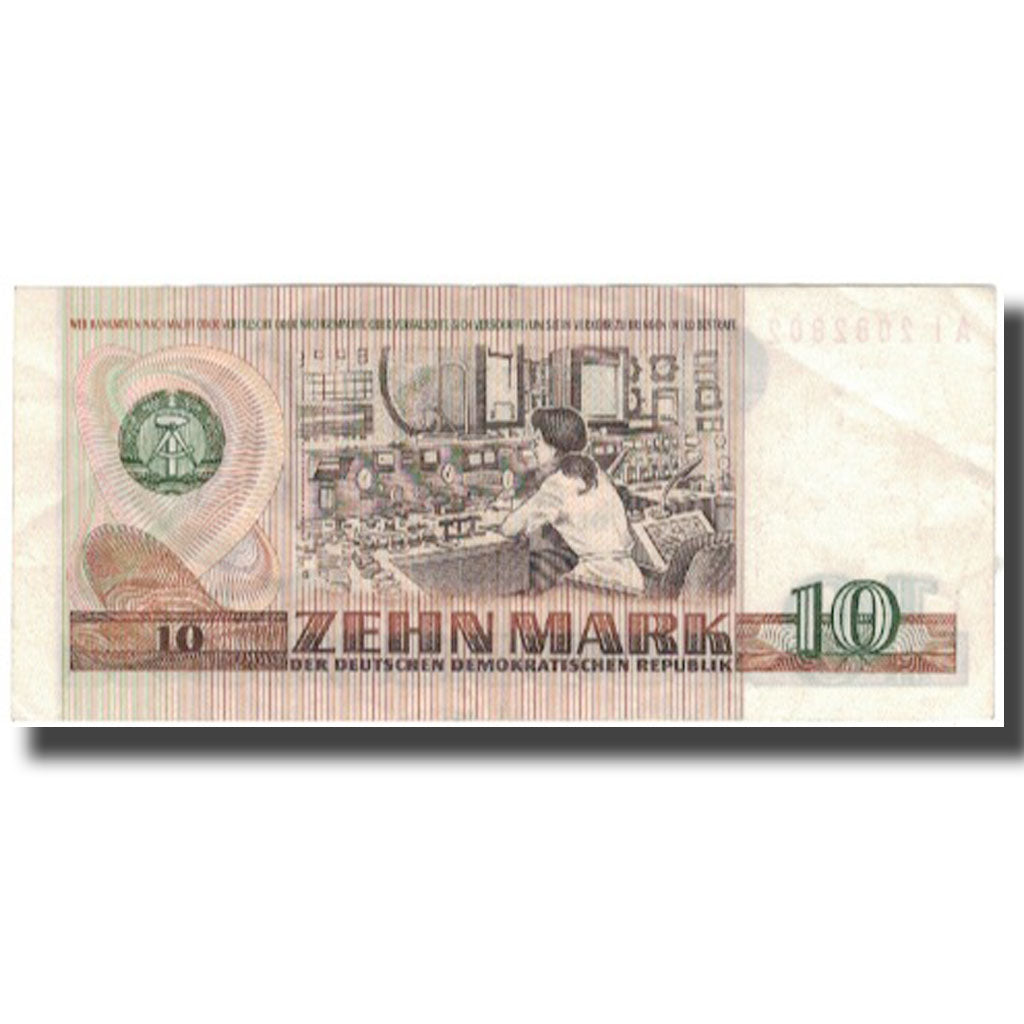 Banconote, Germania - Repubblica Democratica, 10 Mark, 1971, KM:28a, SPL-