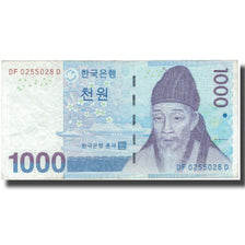 Banknot, Korea Południowa, 1000 Won, KM:54a, EF(40-45)