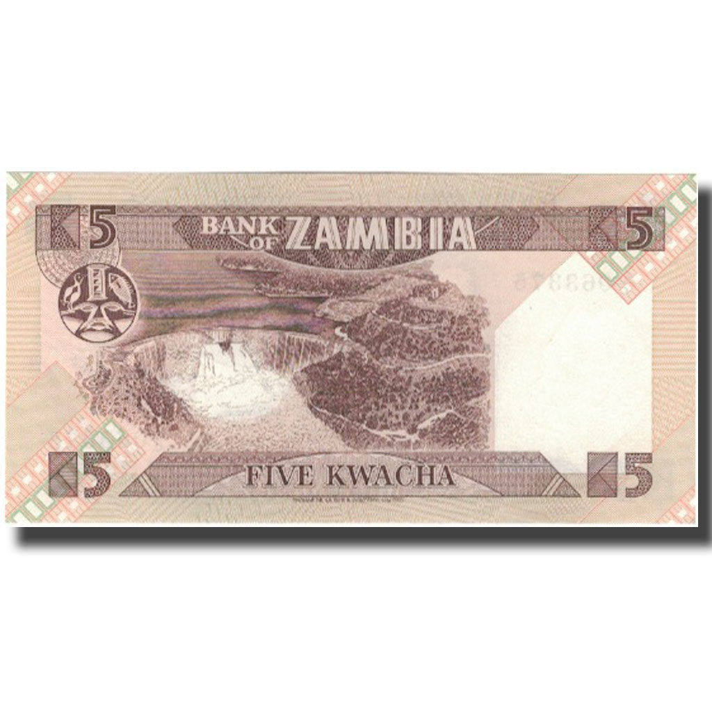 Banknote, Zambia, 5 Kwacha, KM:25d, UNC(65-70)