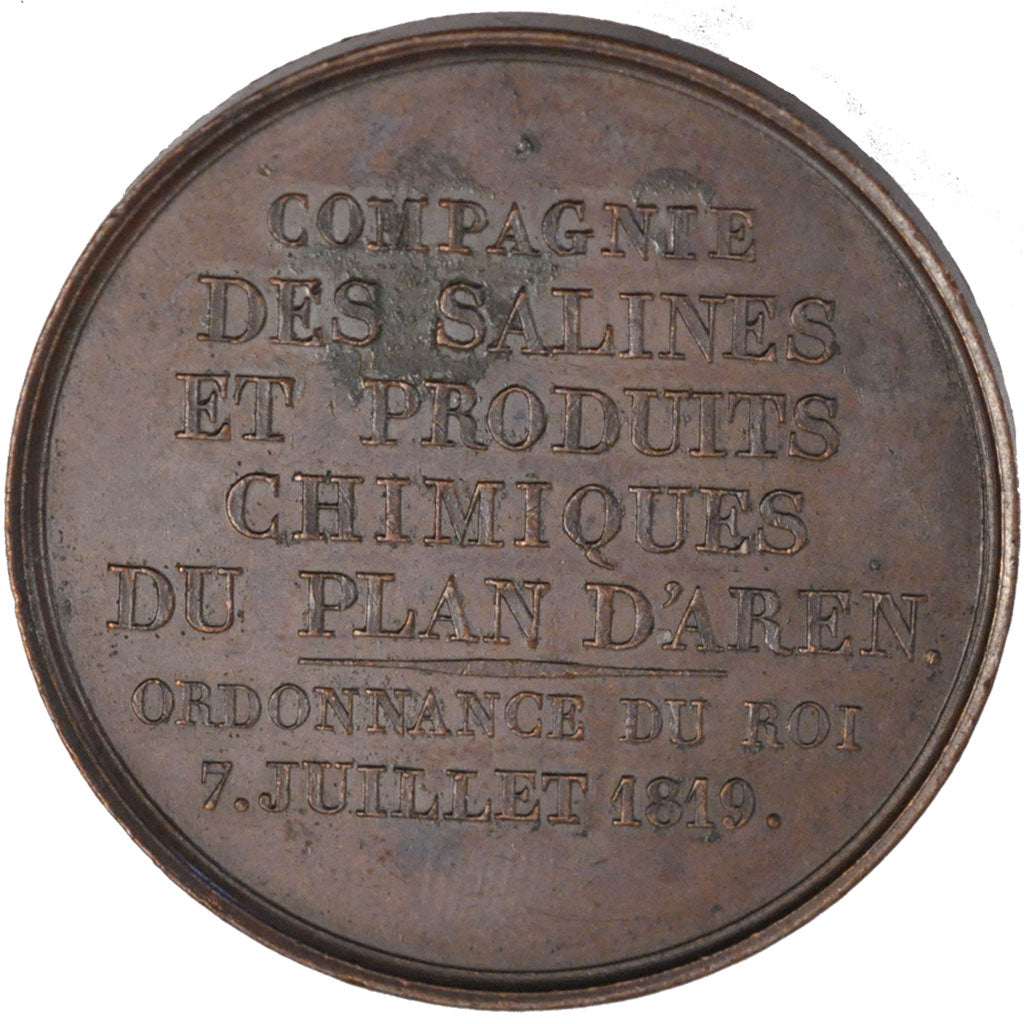 FRANCE, Sciences & Technologies, Charles X, Medal, 1826, AU(50-53), Galle,...