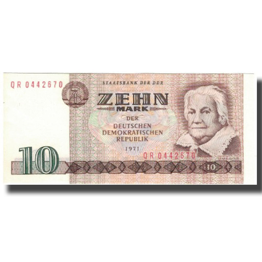 Banconote, Germania - Repubblica Democratica, 10 Mark, 1971, KM:28a, FDS