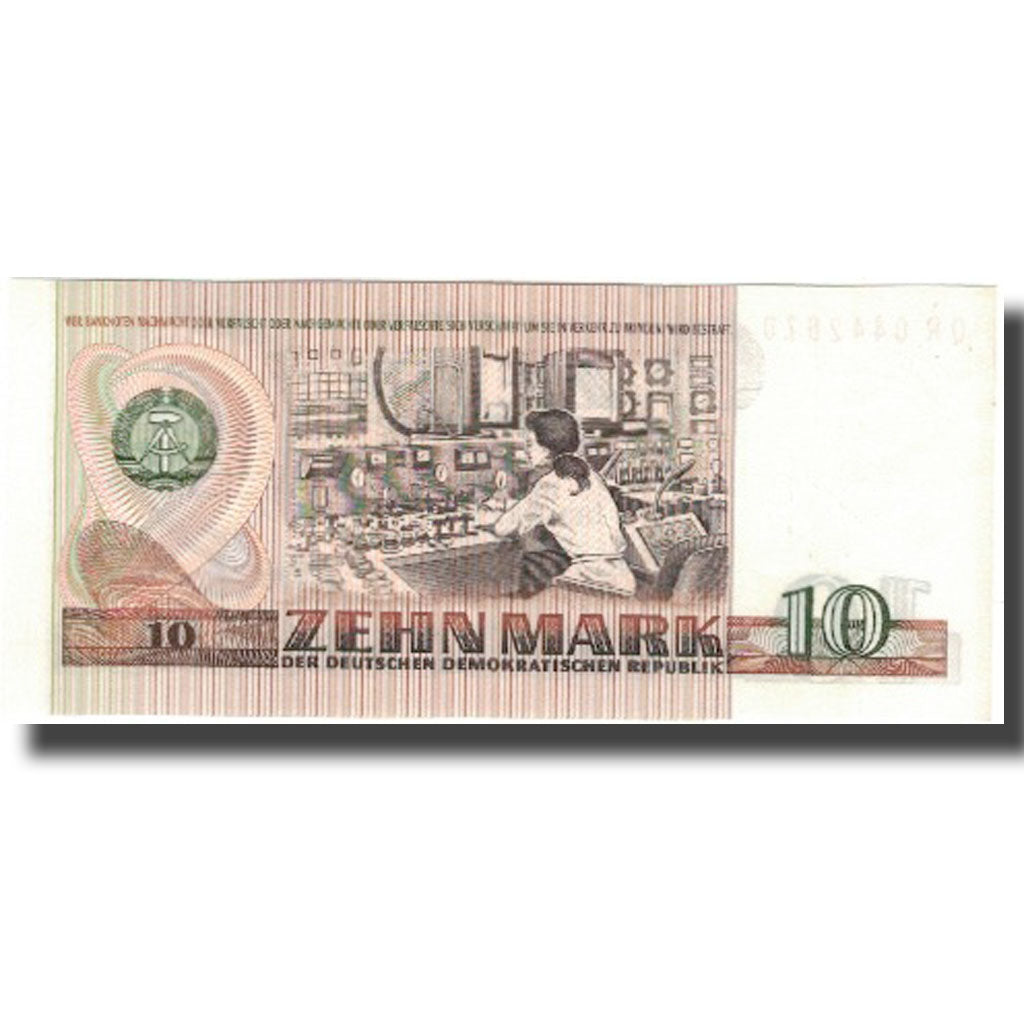 Banconote, Germania - Repubblica Democratica, 10 Mark, 1971, KM:28a, FDS