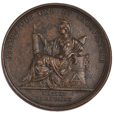 FRANCE, Politics, Society, War, National Convention, Medal, 1793, AU(50-53),...