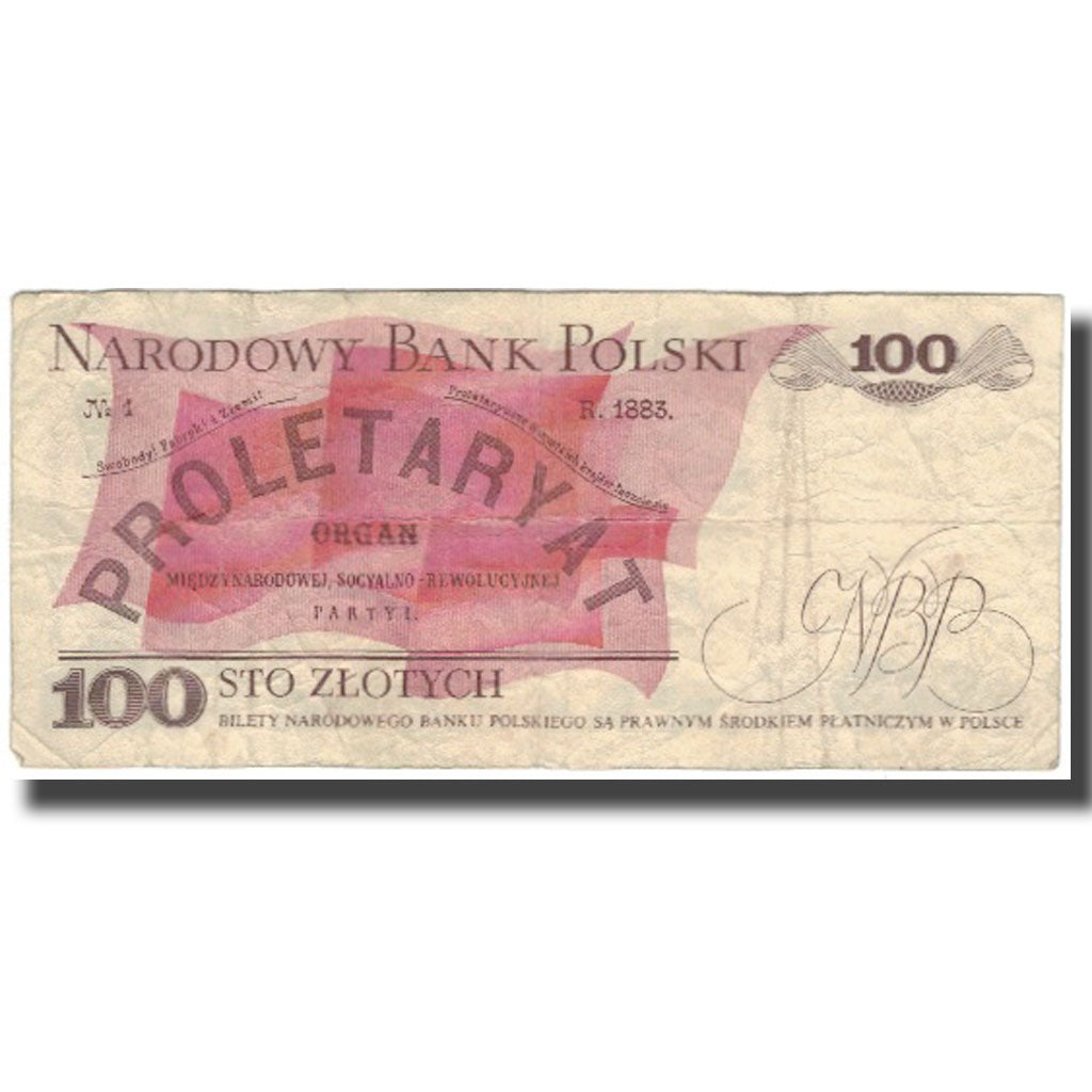 Billet, Pologne, 100 Zlotych, 1974-1976, 1976-05-17, KM:143b, TB+