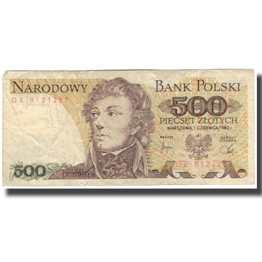 Billet, Pologne, 500 Zlotych, 1982, 1988-12-01, KM:145a, B