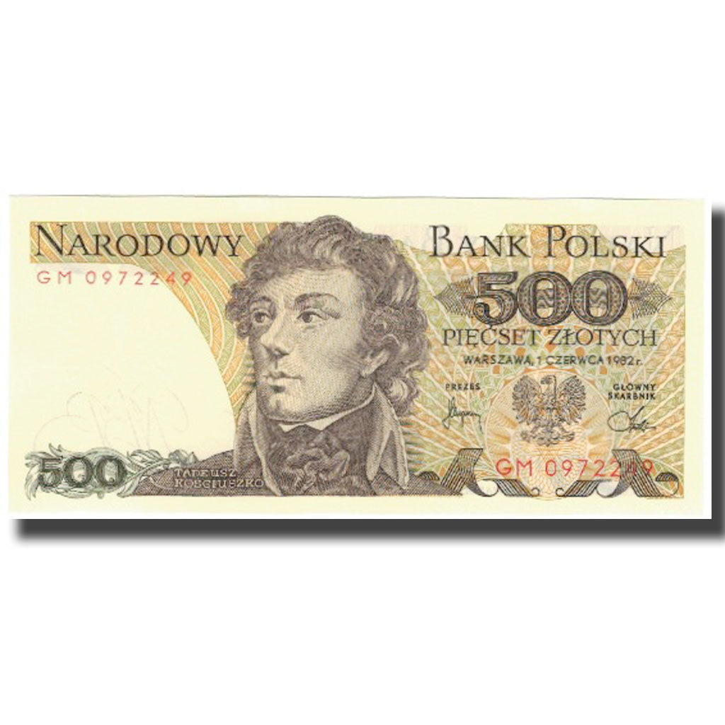 Biljet, Polen, 500 Zlotych, 1982, 1988-12-01, KM:145a, NIEUW