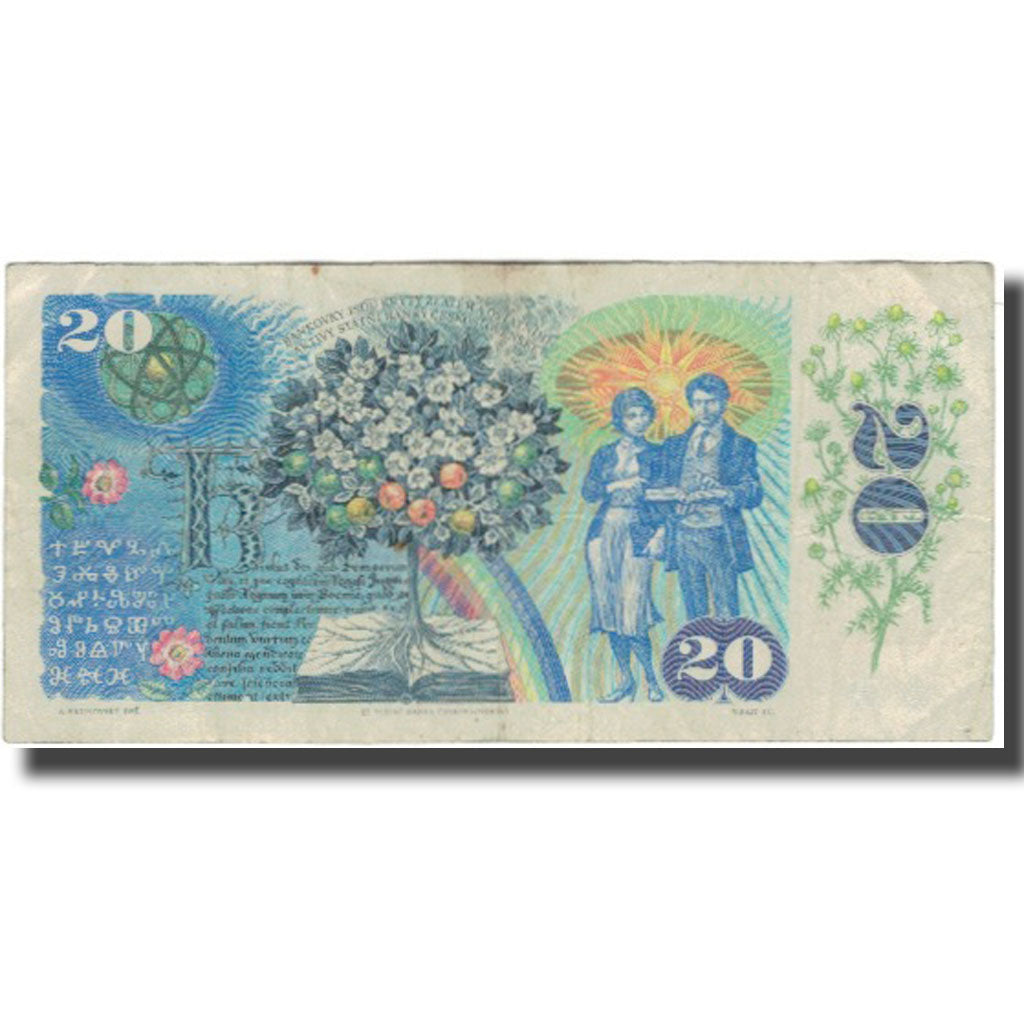 Banconote, Cecoslovacchia, 20 Korun, 1988, KM:95, D