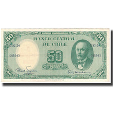 Banconote, Cile, 5 Centesimos on 50 Pesos, KM:126a, SPL-