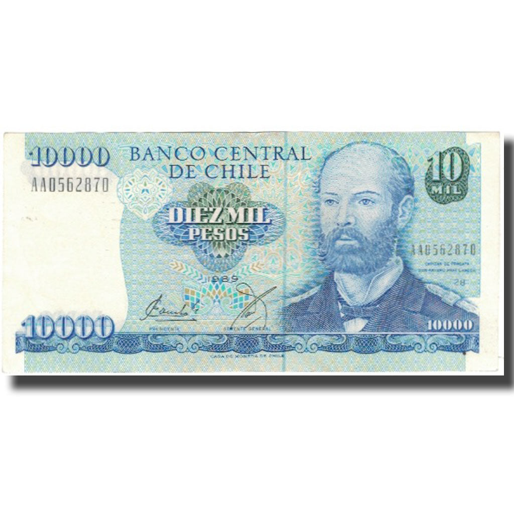 Billete, 10,000 Pesos, 1975-1989, Chile, KM:157c, SC